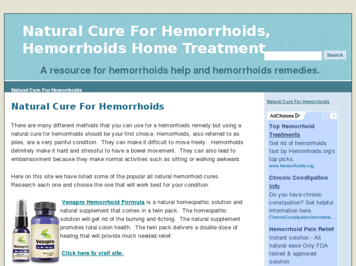 www.naturalcureforhemorrhoids.net