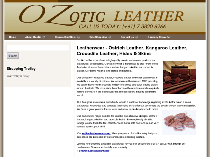 www.ozoticleather.com