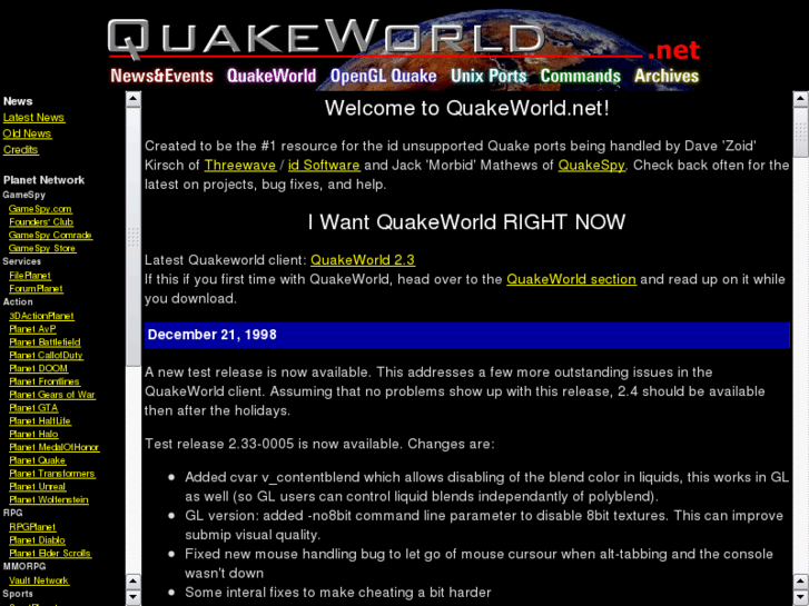 www.quakeworld.net