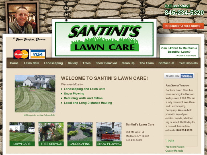 www.santinislawncare.com