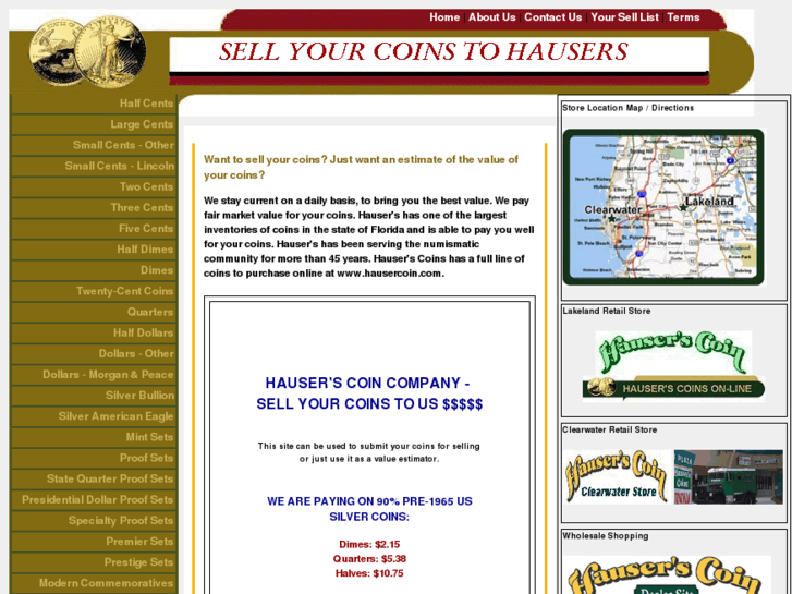 www.sellcoinstohauser.com