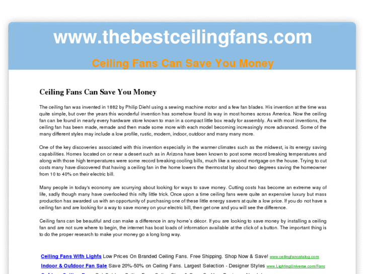 www.thebestceilingfans.com