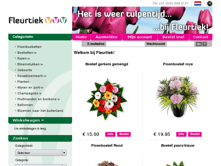 www.100tulips.nl