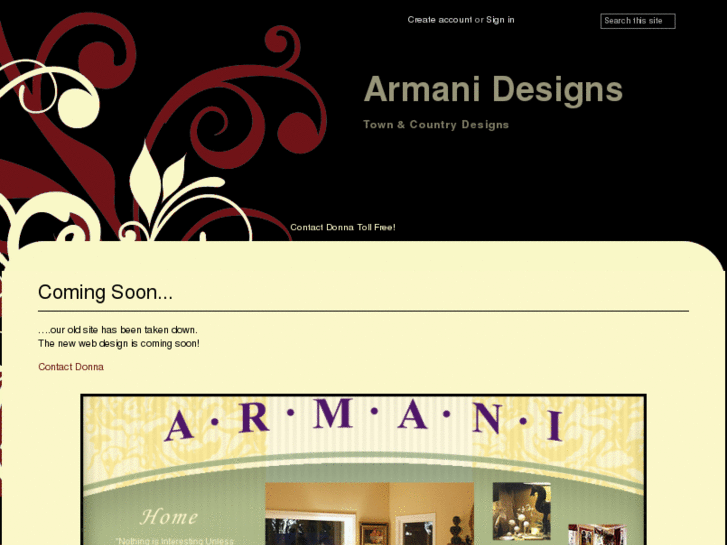 www.armanidesigns.biz