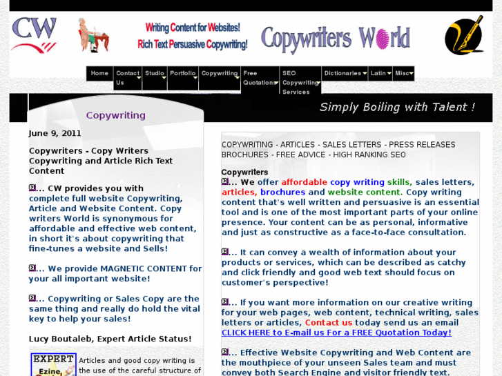 www.copywritersworld.co.uk