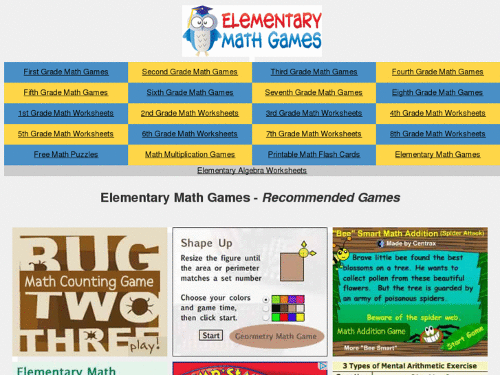 www.elementarymathgames.net