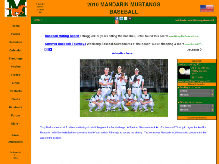 www.mandarinbaseball.com