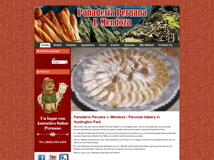 www.panaderiaperuanajmendoza.com