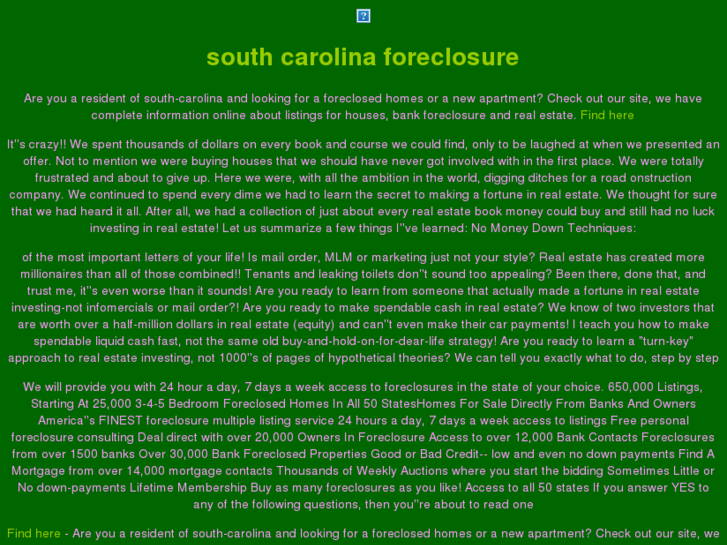 www.south-carolina-foreclosure.net