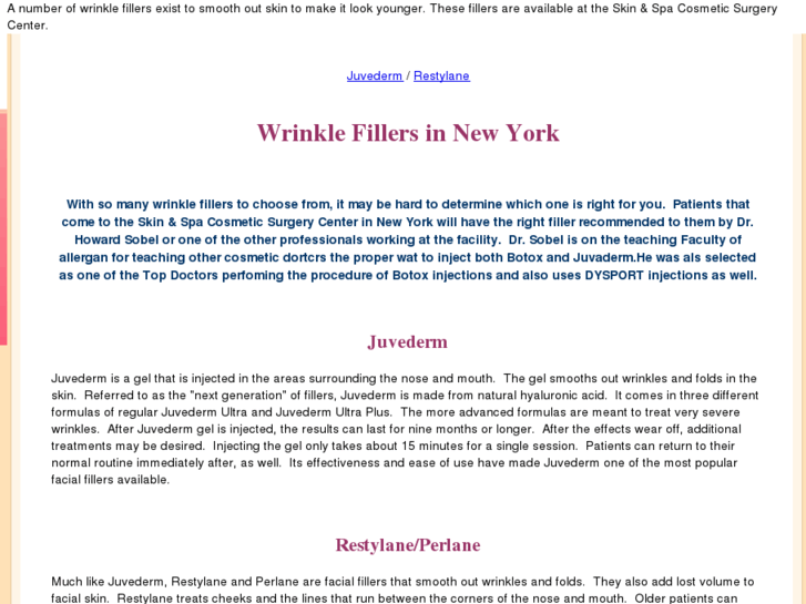 www.wrinklefillersnewyork.com