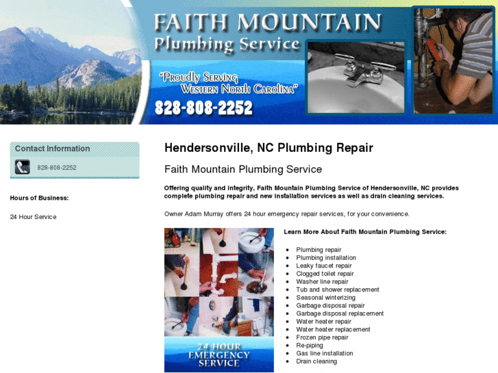 www.faithmountainplumbing.com