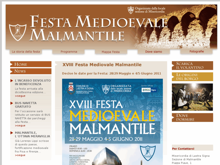 www.festamedioevalemalmantile.it