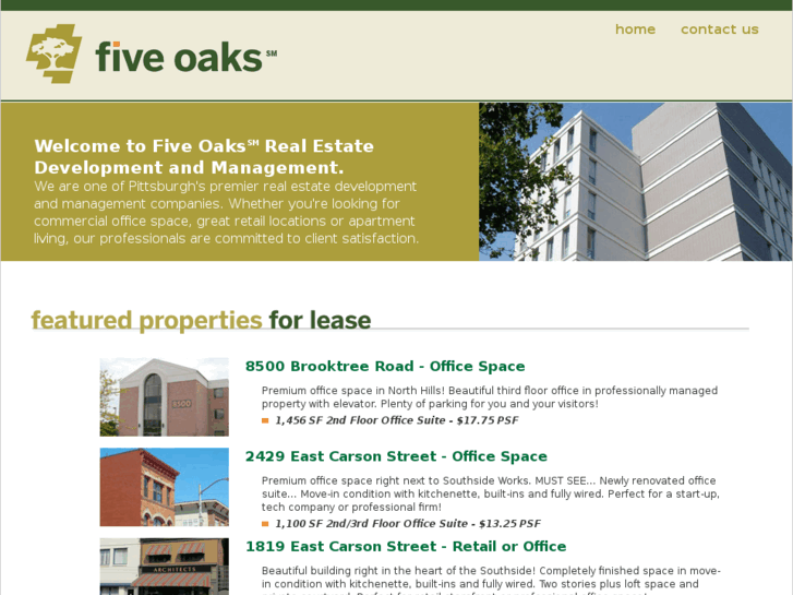 www.fiveoaksdevelopment.com