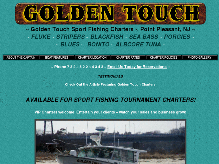 www.goldentouchcharters.com