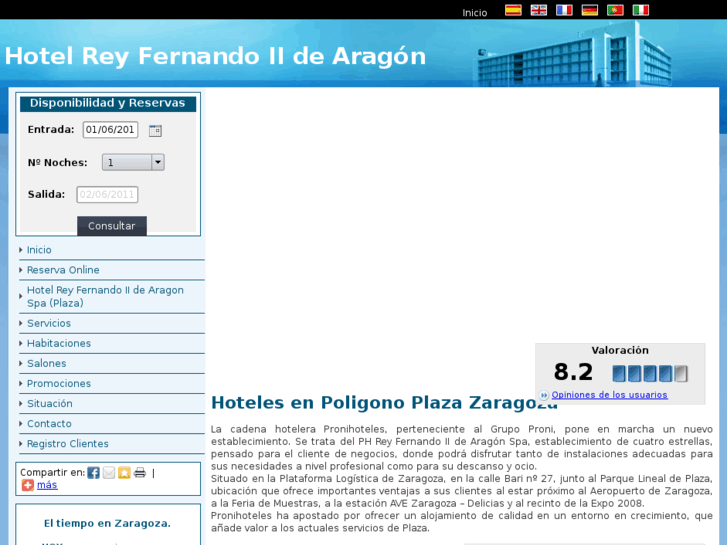 www.hotelreyfernandozaragoza.com