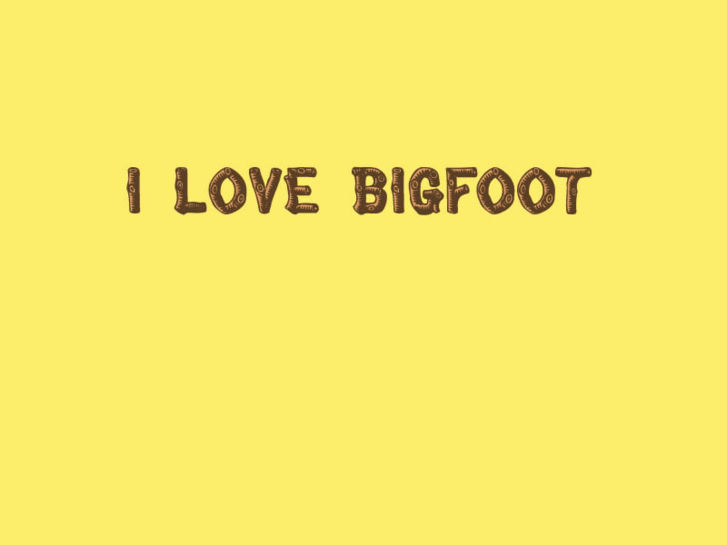 www.ilovebigfoot.com