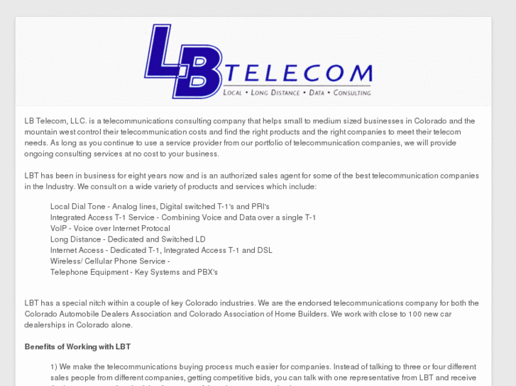 www.lbtelecom.net