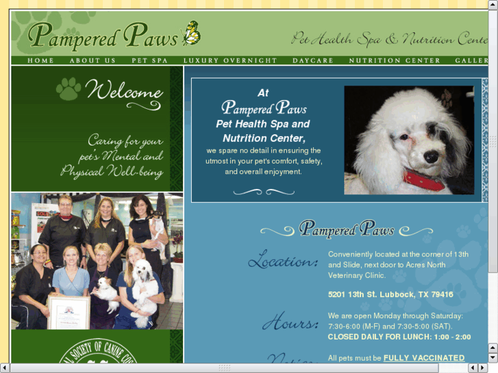 www.pamperedpawslubbock.com