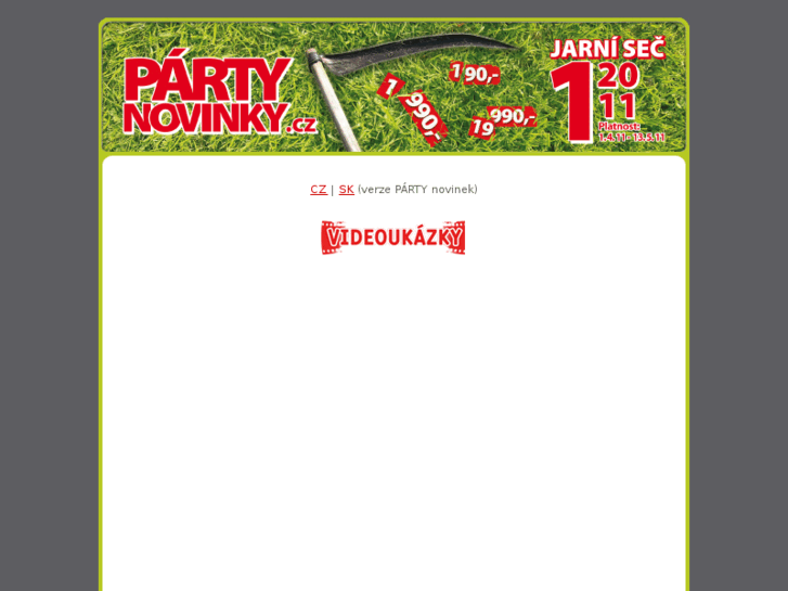 www.partynovinky.cz