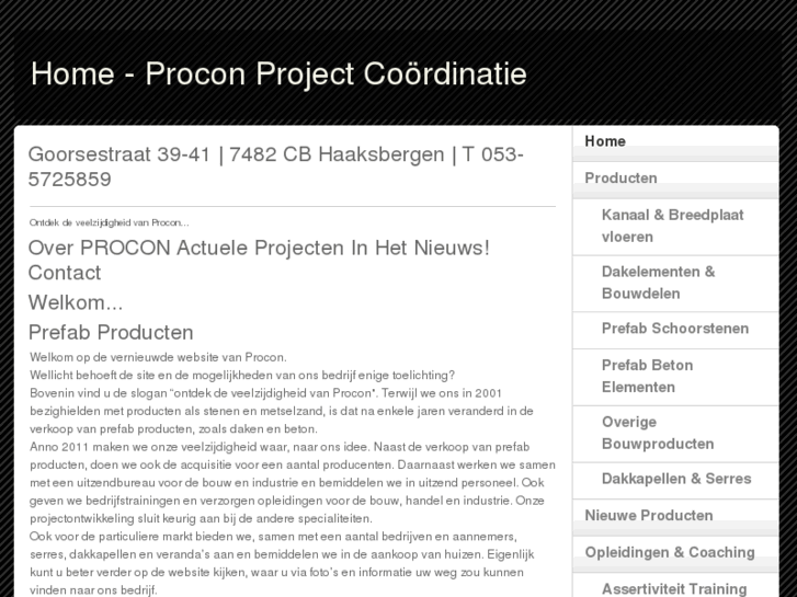 www.proconprojectcoordinatie.com