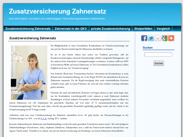 www.zusatzversicherung-zahnersatz.info