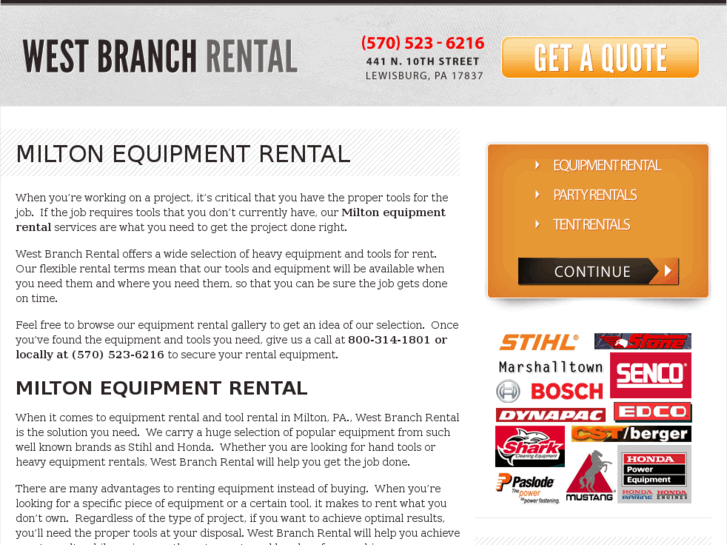 www.miltonequipmentrental.com