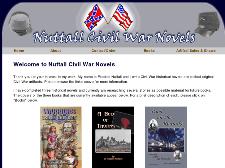 www.nuttallcivilwarnovels.com