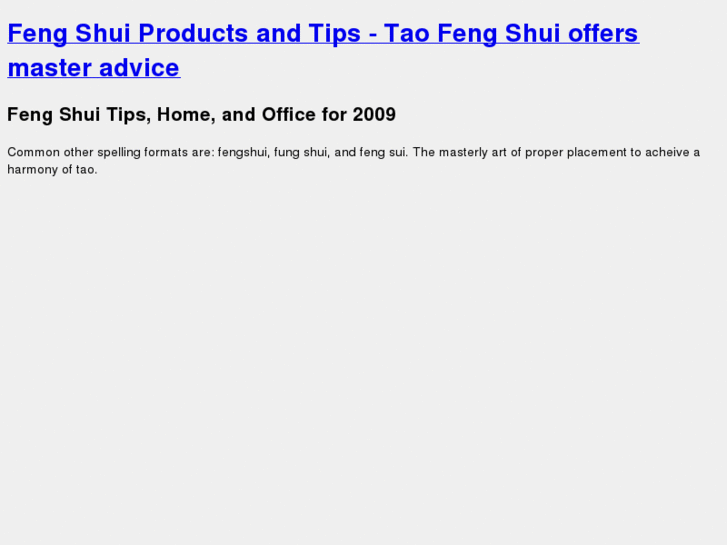 www.taofengshui.com