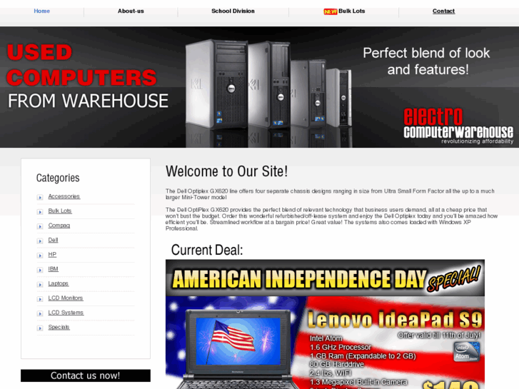 www.usedcomputersfromwarehouse.com