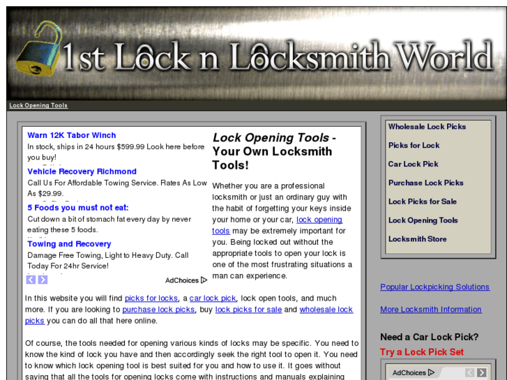 www.1st-lock-n-locksmith-world.com