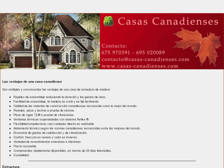 www.casas-canadienses.com