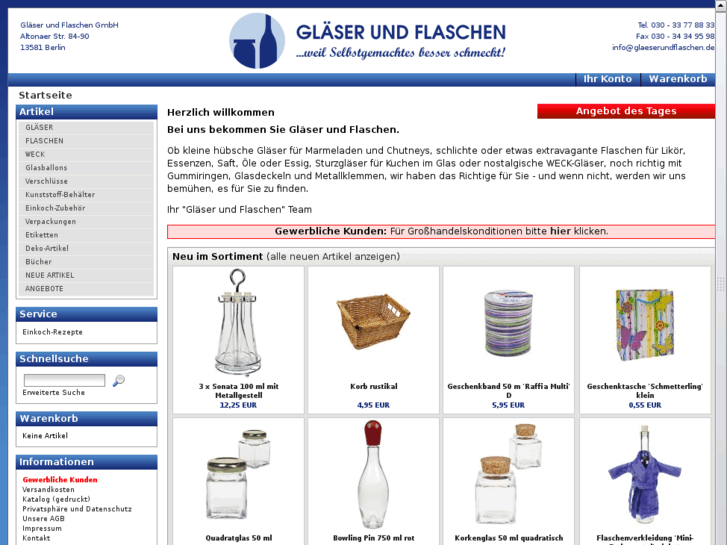 www.glaeserundflaschen.de