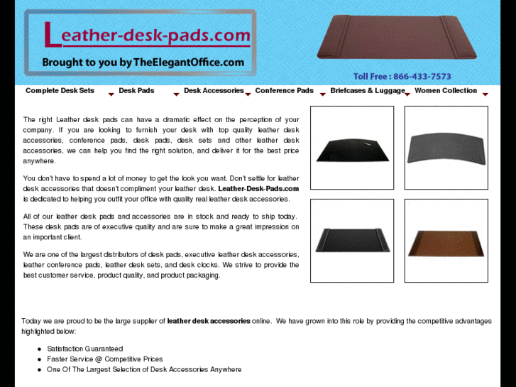 www.leather-desk-pads.com