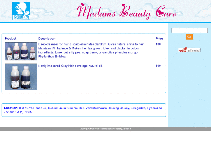 www.madamsbeautycare.com