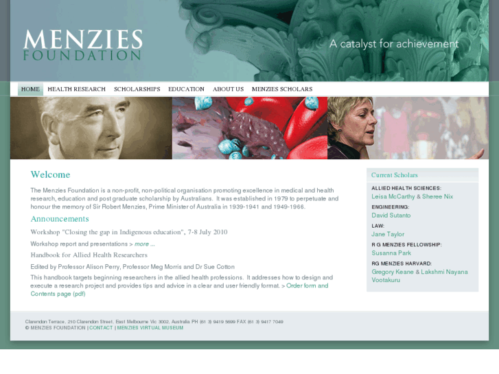 www.menziesfoundation.org.au