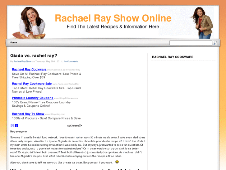 www.rachaelrayshowonline.com