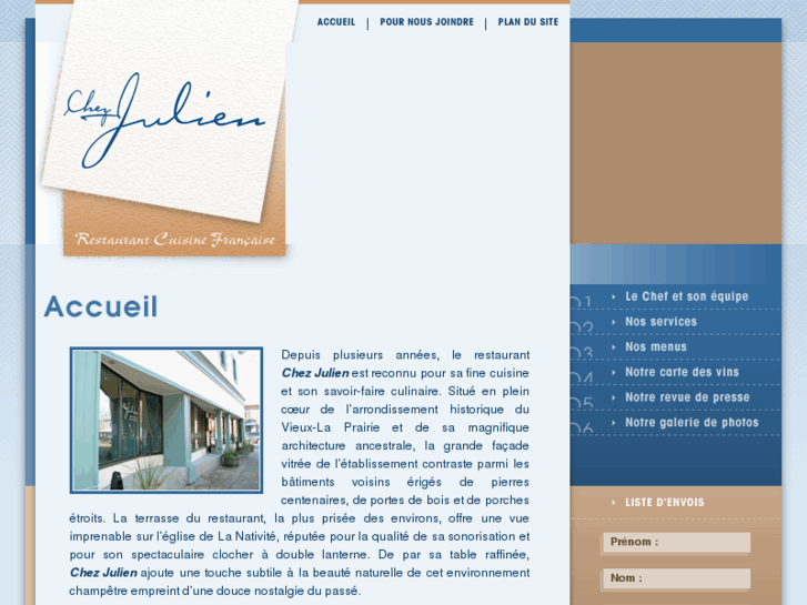 www.restaurantchezjulien.com