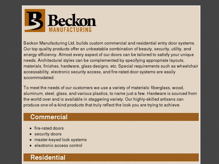 www.beckonmanufacturing.org