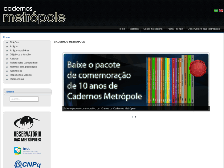 www.cadernosmetropole.net