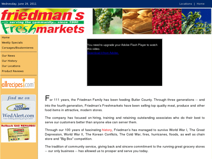 www.friedmansfreshmarkets.com