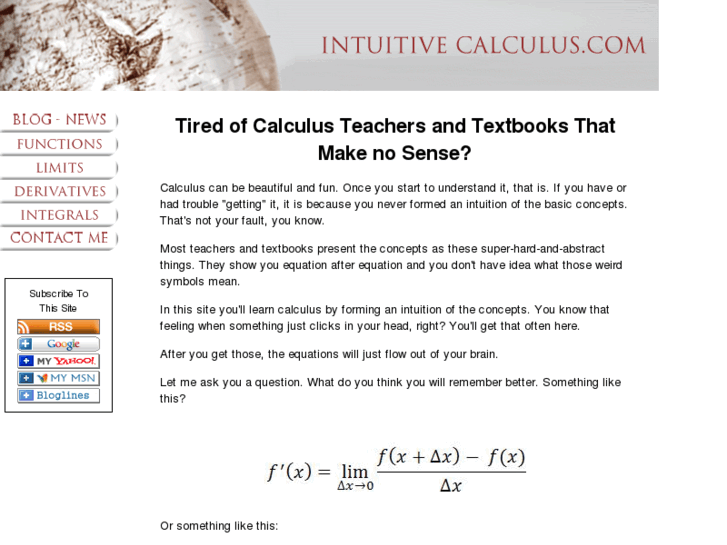 www.intuitive-calculus.com