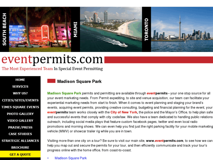www.madisonsquarepark-permits.com