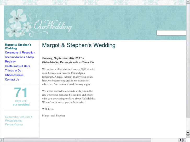 www.margotandstephen.com