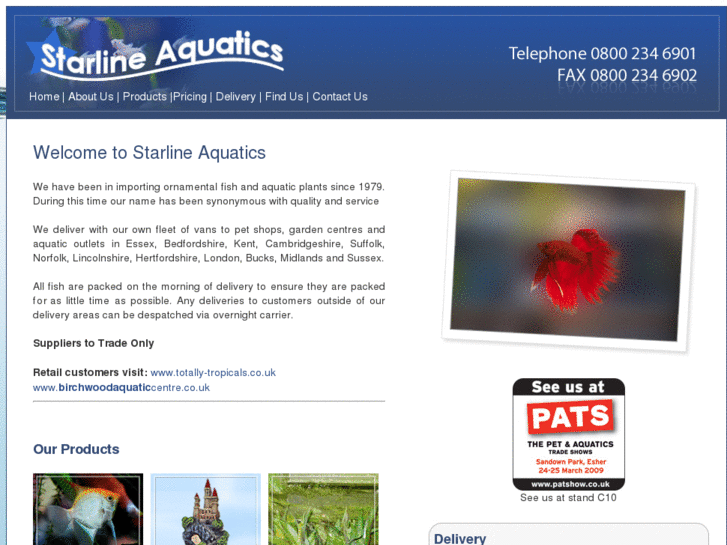 www.starlineaquatics.com