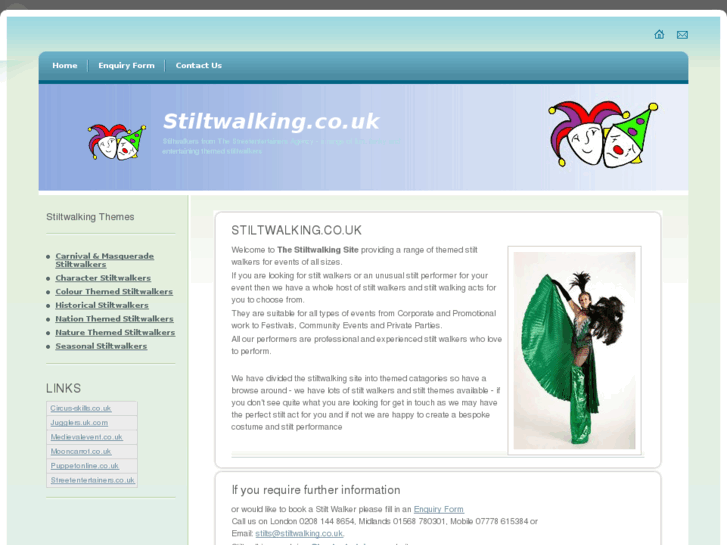 www.stiltwalking.co.uk