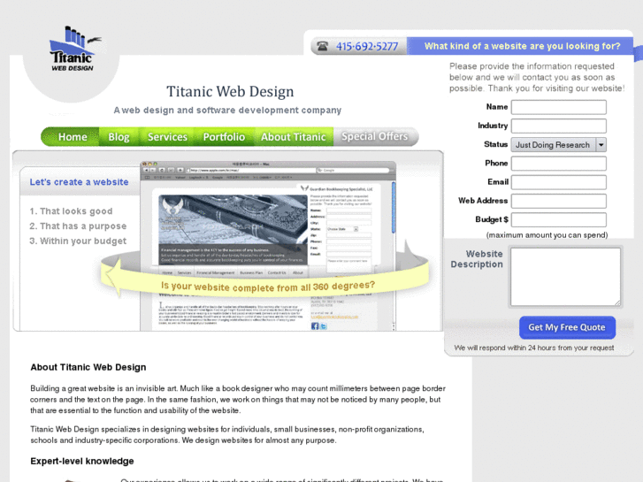 www.titanicwebdesign.com