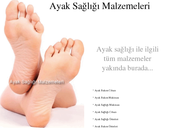 www.ayaksagligimalzemeleri.com