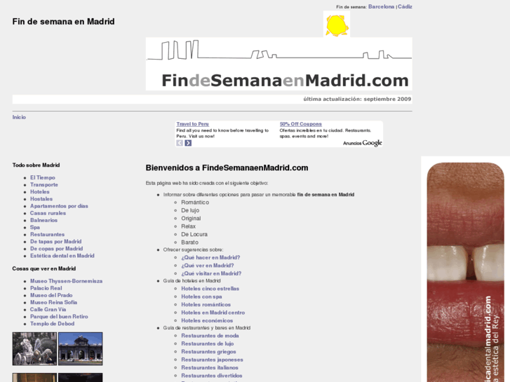 www.findesemanaenmadrid.com