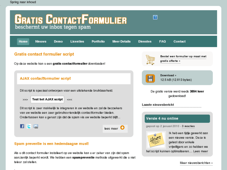 www.gratiscontactformulier.be