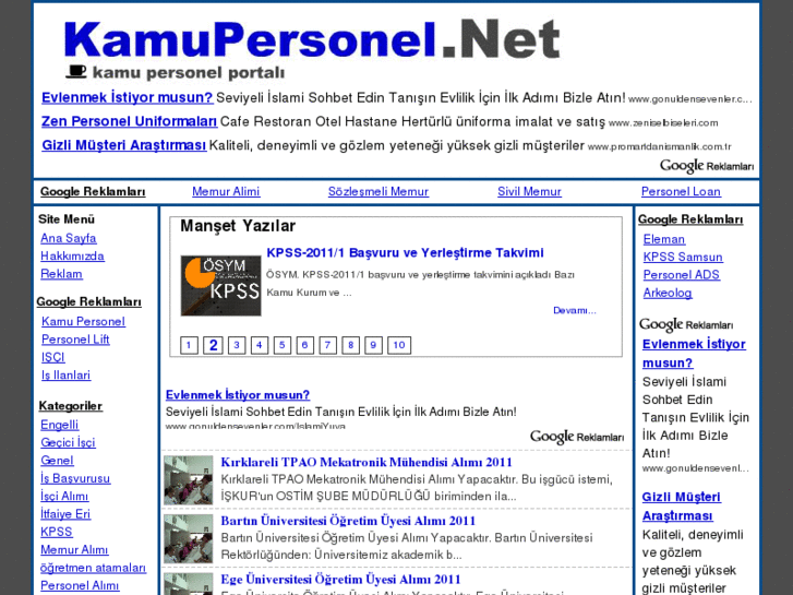 www.kamupersonel.net